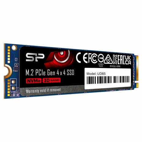Silicon Power UD85 | 250GB NVMe SSD | M.2 Gen4 | 3.300MB/s Lezen | 1.300MB/s Schrijven