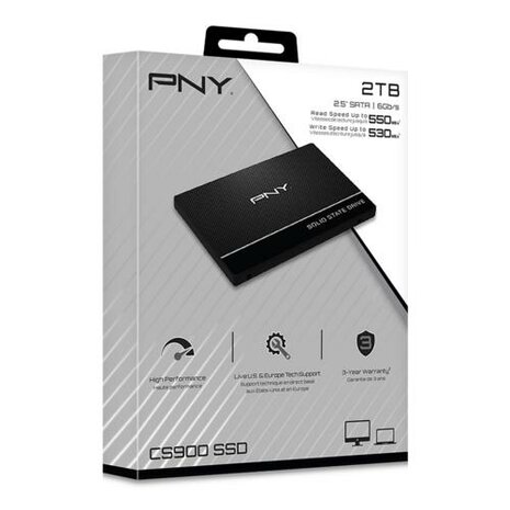 PNY CS900 | 2.5 inch SSD | 2000GB | SATA III | 3D TLC NAND
