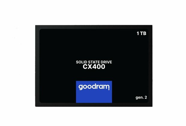Goodram CX400 | 1TB SATA SSD | 2.5'' | 550MB/s Lezen | 500MB/s Schrijven