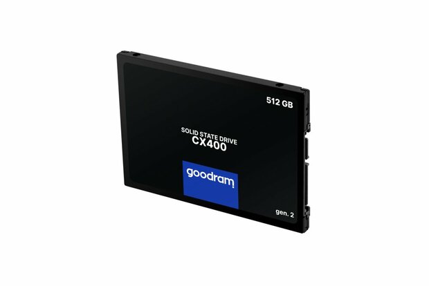 Goodram CX400 | 512GB SATA SSD | 2.5'' | 550MB/s Lezen | 500MB/s Schrijven