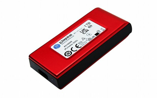 Kingston Technology XS1000 Red | 1TB | External Portable SSD | USB 3.2 Gen 2