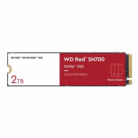 Western Digital SN700 | 2TB NVMe SSD | M.2 | Gen3 | 3.400MB/s Lezen | 2.900MB/s Schrijven