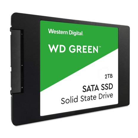 Western Digital Green | 2TB SATA SSD | 2.5'' | 545MB/s Lezen | 430MB/s Schrijven