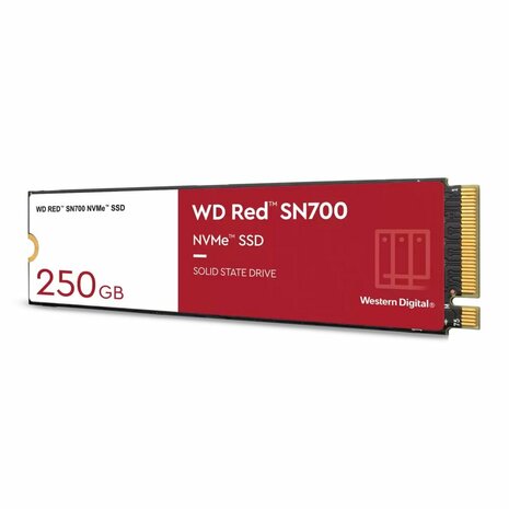 Western Digital WD Red SN700 | 250GB M.2 NVMe SSD | PCIe 3.0 x4 | Voor NAS-systemen