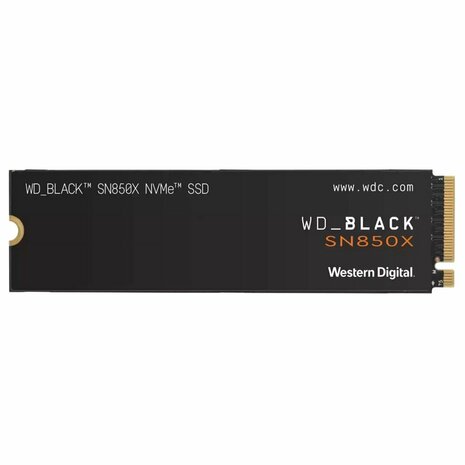Western Digital Black SN850X | 4TB NVMe SSD | M.2 Gen4 | 7.300MB/s Lezen | 6.600MB/s Schrijven