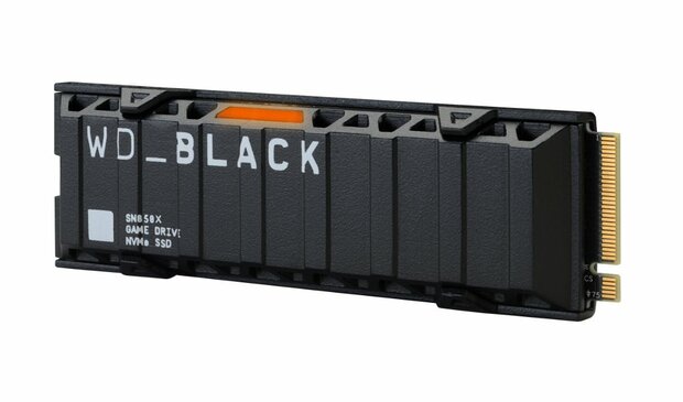 Western Digital Black SN850X | 4TB NVMe SSD | M.2 Gen4 | 7.300MB/s Lezen | 6.600MB/s Schrijven | Heatsink