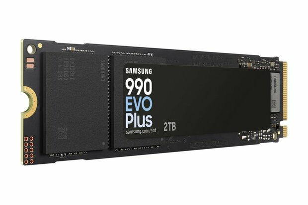 Samsung 990 EVO Plus | 2TB NVMe SSD | M.2 Gen4 | 7.250MB/s Lezen | 6.300MB/s Schrijven