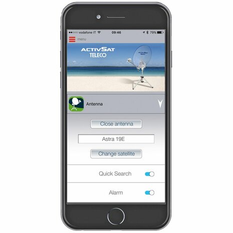 Teleco Activsat 85T Smart DiSEqC Transparant 85cm Twin