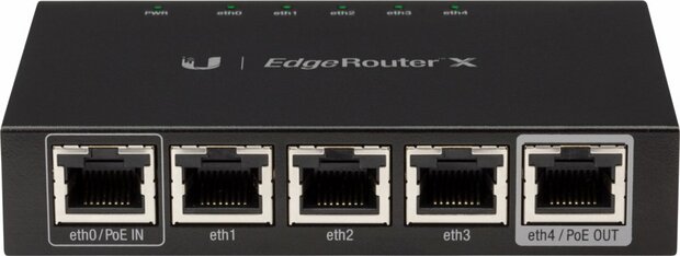 Ubiquiti Networks ER-X-SFP bedrade router Zwart