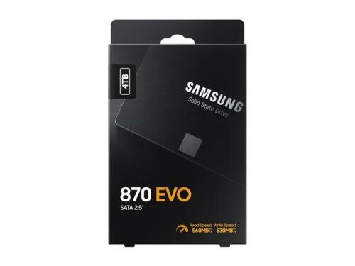 Samsung 870 EVO | 4TB SATA SSD | 2.5'' | 560MB/s Lezen | 530MB/s Schrijven