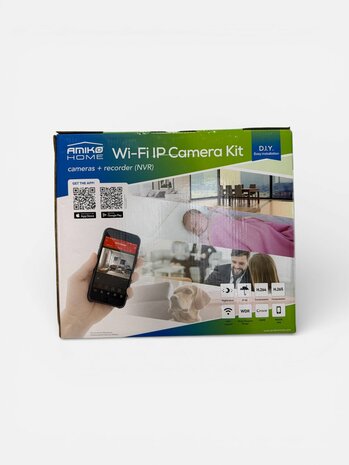 Amiko Draadloze WiFi KIT 4900 - 2MP - 4 x WiFi Camera BitVision App