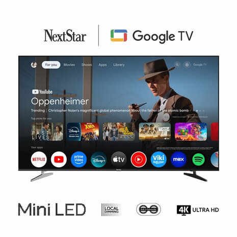  NextStar YE-65IDWG11 65&Prime; 4K Ultra HD MiniLED Google TV 