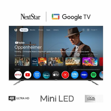 NextStar YE-55IDG11 55&Prime; 4K Ultra HD MiniLED Google TV