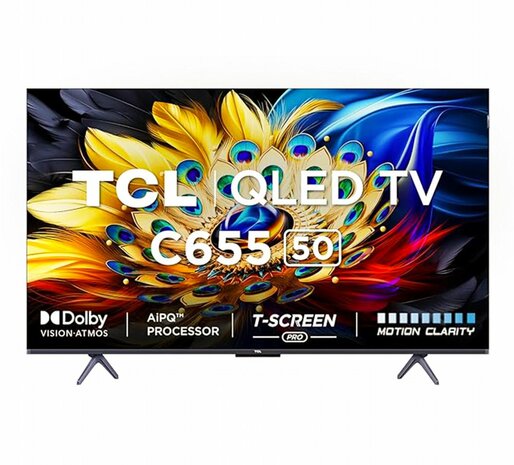 TCL C65 50C655 | 50'' Ultra HD 4K | QLED Smart TV | Wifi | Google TV | Dolby Vision | 60Hz