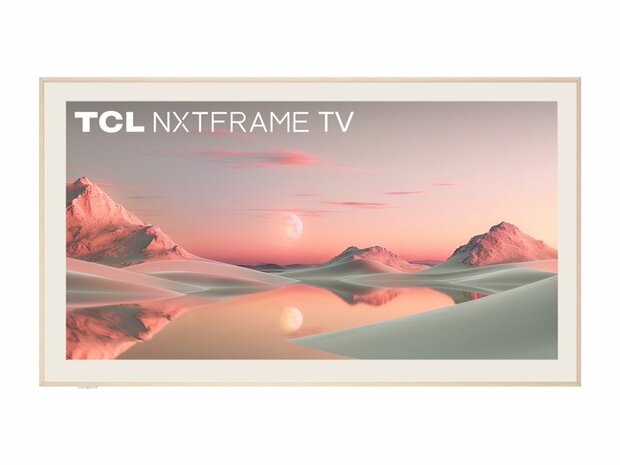 TCL NXTFRAME 55A300PRO | 55" 4K Ultra HD QLED Smart TV | Google TV | Inclusief Soundbar & Subwoofer | Dolby Vision IQ | 120Hz