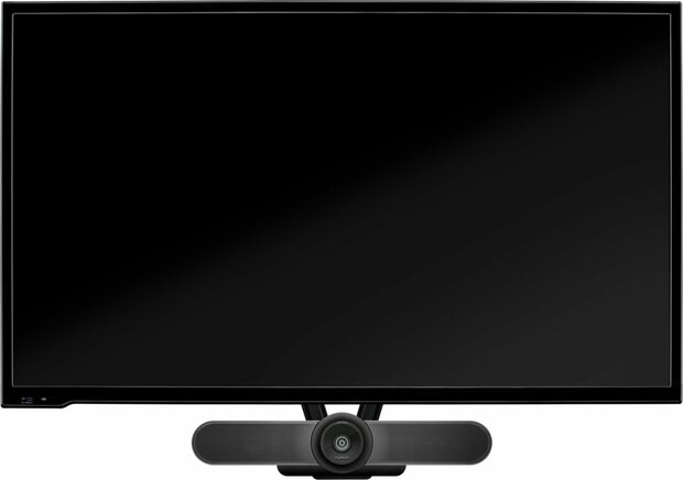 Logitech TV Mount for MeetUp 939-001498 | Bevestigingsbeugel voor MeetUp ConferenceCam | VESA-montage | Boven of onder scherm | Zwart