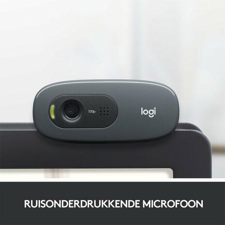 Logitech C270 | 720p 30FPS USB Webcam met Microfoon