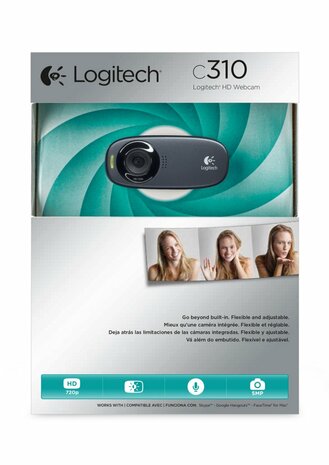 Logitech C310 HD | 720p 30FPS USB Webcam met Microfoon
