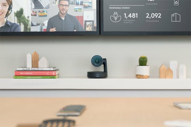 Logitech Rally Ultra HD PTZ Camera | 4K | 15x Zoom | 90&deg; Kijkhoek | USB | Auto-Framing