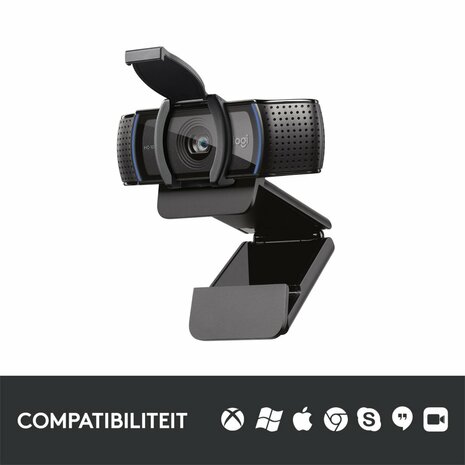 Logitech C920s PRO | 1080p 30FPS USB Webcam met Microfoon