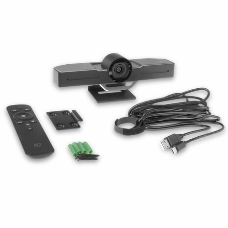 ACT AC7990 Full HD Conferentiecamera | 105&deg; Kijkhoek | 2 Microfoons | USB | EPTZ