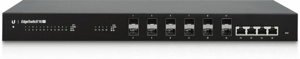 Ubiquiti Networks ES‑16‑XG Managed 10G Ethernet (100/1000/10000) 1U Zwart