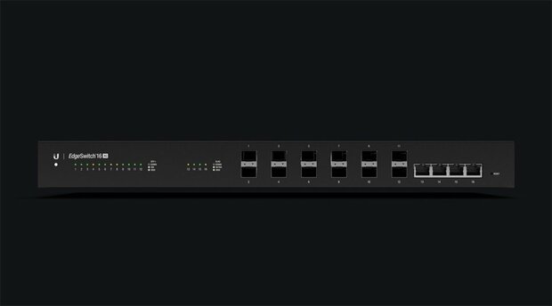 Ubiquiti Networks ES‑16‑XG Managed 10G Ethernet (100/1000/10000) 1U Zwart