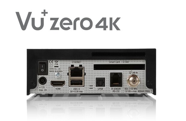 VU+ Zero 4K UHD Singel Linux Set Top Box