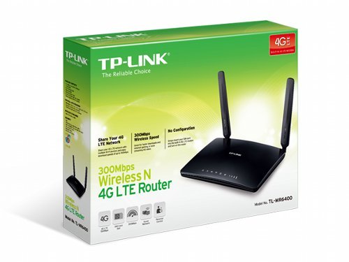 TP-LINK TL-MR6400 draadloze router Fast Ethernet Single-band (2.4 GHz) 3G 4G Zwart