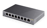 TP-Link TL-SG108E Managed L2 Gigabit Ethernet (10/100/1000) Zwart