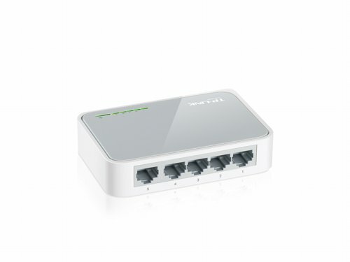 TP-Link TL-SF1005D | Unmanaged Switch | 5-poorts Fast Ethernet (10/100 Mbps) | Wit