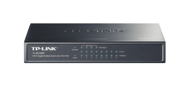TP-Link TL-SG1008P | 8-Poorts Gigabit Desktop Switch | 4x PoE+ | Unmanaged