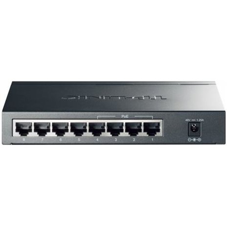 TP-Link TL-SG1008P | 8-Poorts Gigabit Desktop Switch | 4x PoE+ | Unmanaged