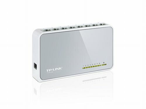 TP-Link TL-SF1008D | 8-Poorts 10/100 Mbps Desktop Switch | Unmanaged