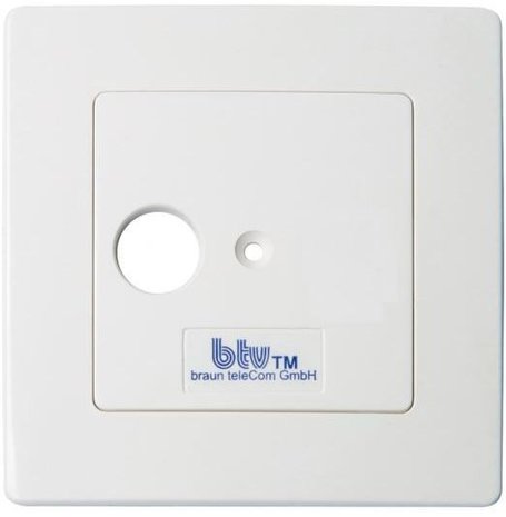 Braun Telecom BTV01-UPC enkelgats einddoos incl. afdekplaat