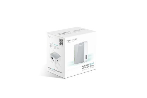 TP-LINK TL-MR3020 draadloze router Fast Ethernet Single-band (2.4 GHz) 3G 4G Grijs, Wit