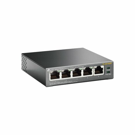 TP-Link TL-SG1005P | 5-Poorts Gigabit Desktop Switch | 4x PoE+ | Unmanaged