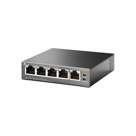 TP-Link TL-SG1005P | 5-Poorts Gigabit Desktop Switch | 4x PoE+ | Unmanaged