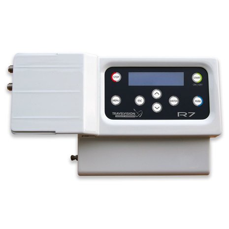 Travel Vision R7 FLAT 51x51 Twin Vlakant Portable Satsystem 