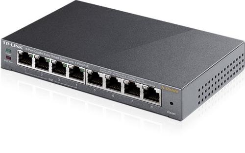 TP-LINK TL-SG108PE netwerk-switch Unmanaged Gigabit Ethernet (10/100/1000) Power over Ethernet (PoE)