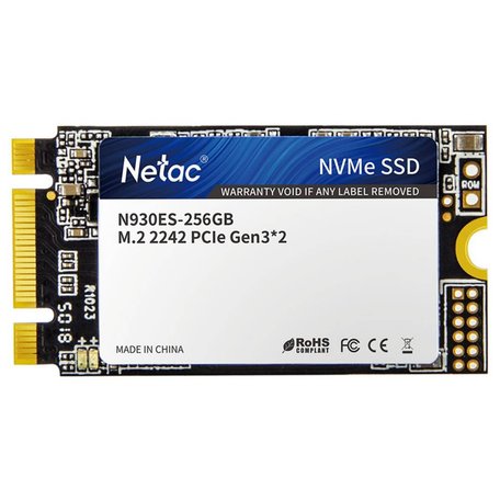 SSD Netac 256GB NVME M.2 2280 ( 2000MB/s Read 1200MB/s )
