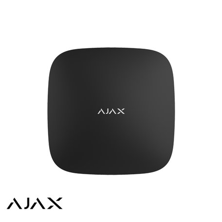 Ajax Hub 2 zwart met 2x GSM en LAN communicatie