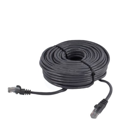 Xsarius Netwerkkabel CAT5E - Pro Plug Click system - 20 Meter - Donkergrijs T