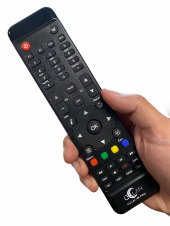 UCLAN Ustym 4k PRO afstandsbediening