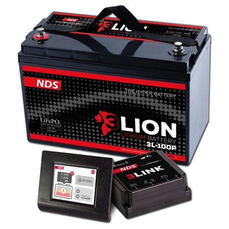 NDS 3LIONSYSTEM Lithium Accu 12V-100Ah + 3LINK 150A