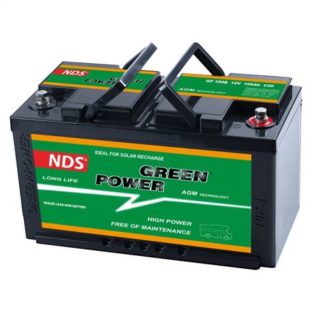 NDS GREENPOWER Service Accu AGM 12V 100Ah Ducato