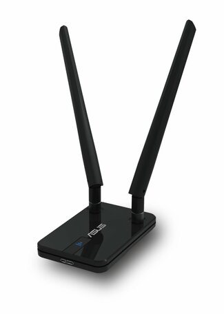 ASUS USB-AC58 draadloze router Dual-band (2.4 GHz / 5 GHz) 5G Zwart