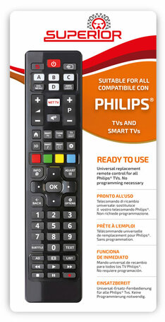 Universeel afstandsbediening voor alle Philips Tvs