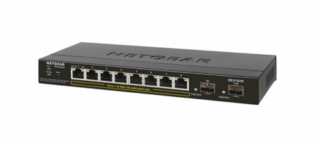 NETGEAR GS310TP Managed L2 Gigabit Ethernet (10/100/1000) Power over Ethernet (PoE) Zwart