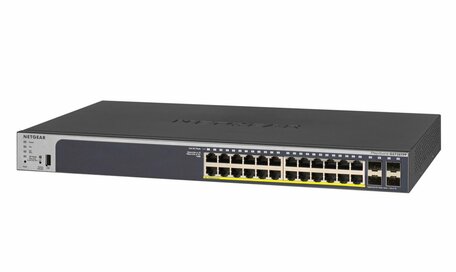 NETGEAR GS728TPP Managed L2/L3/L4 Gigabit Ethernet (10/100/1000) Power over Ethernet (PoE) 1U Zwart